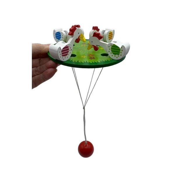 Goki Roseburger Replacement Part Chicken Mobile Germany 21514 Colorful Clicking - Picture 1 of 12